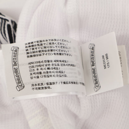 Chrome Hearts Horseshoe Thermal Long Sleeve T-Shirt White Size M