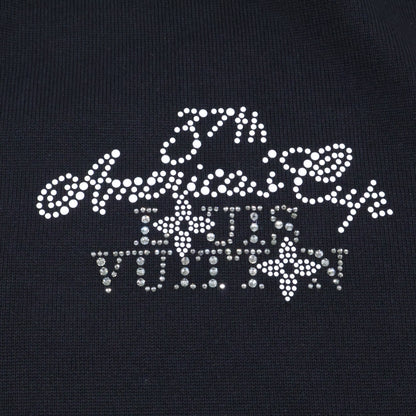 LOUIS VUITTON 24 Embellished America's Sweater Black Size L