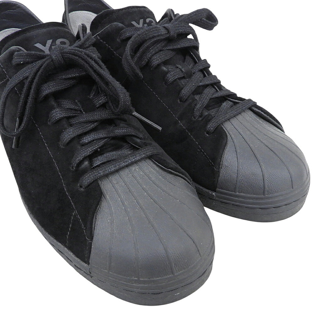 Y-3 KURO SUPERSTAR Low-Cut Leather Sneakers Size 10(US)
