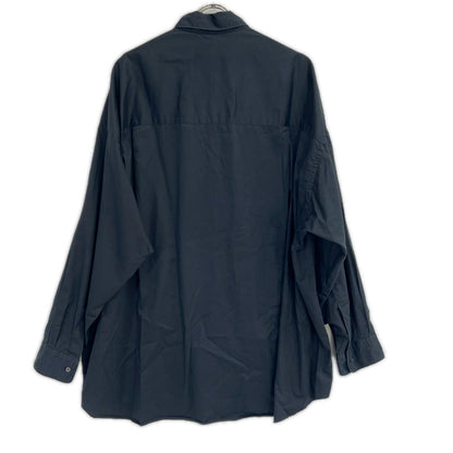 Graphpaper 24AW Silicon Poplin Oversized Shirt Black Size 2