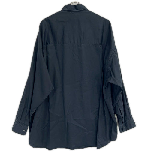 Graphpaper 24AW Silicon Poplin Oversized Shirt Black Size 2