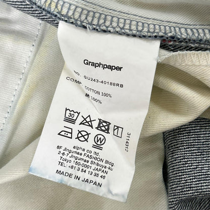 Graphpaper Selvage Denim Two Tuck Pants Indigo Size 3