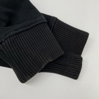 DIESEL Black/Navy Nylon Hybrid Hooded Zip Jacket