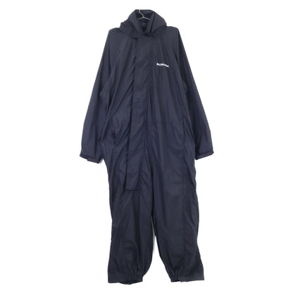 BALENCIAGA 23AW Logo Oversized Matte Nylon Jumpsuit Size L