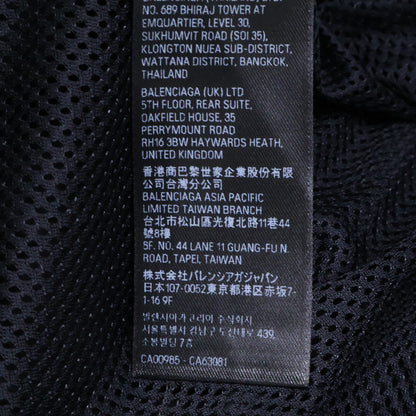 BALENCIAGA 23AW Logo Oversized Matte Nylon Jumpsuit Size L