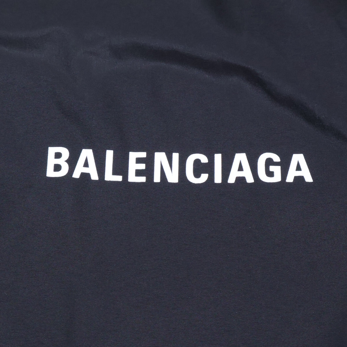 BALENCIAGA 23AW Logo Oversized Matte Nylon Jumpsuit Size L