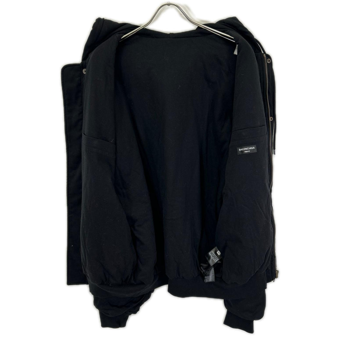 BALENCIAGA 2021 x Marvel Padded Bomber Jacket Black Size XXS