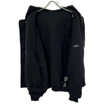 BALENCIAGA 2021 x Marvel Padded Bomber Jacket Black Size XXS
