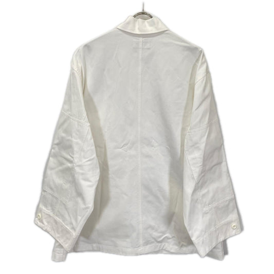 BALENCIAGA 22' Unisex Cargo Jacket White Size L