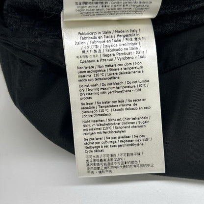 FENDI 2021 FF Wool Slacks Black Size 46
