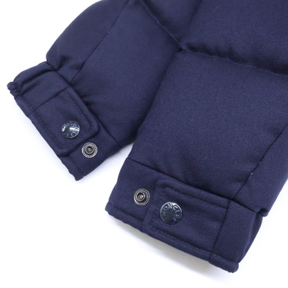 MONCLER MONTGENEVRE Wool Down Jacket Navy Size 1