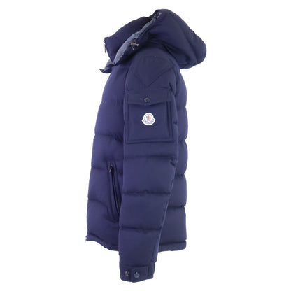 MONCLER MONTGENEVRE Wool Down Jacket Navy Size 1
