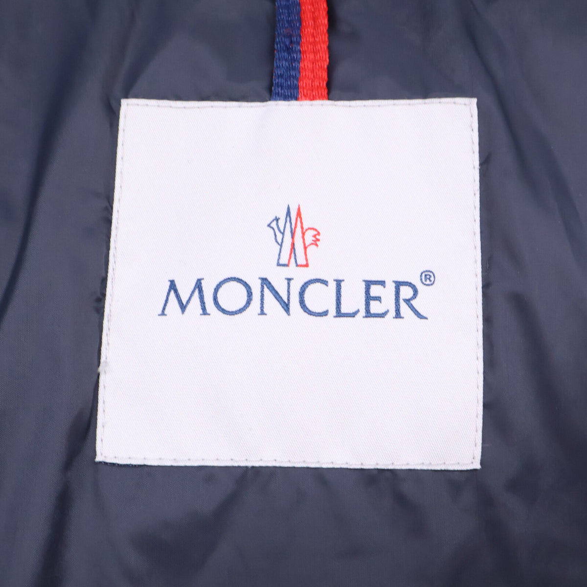 MONCLER MONTGENEVRE Wool Down Jacket Navy Size 1