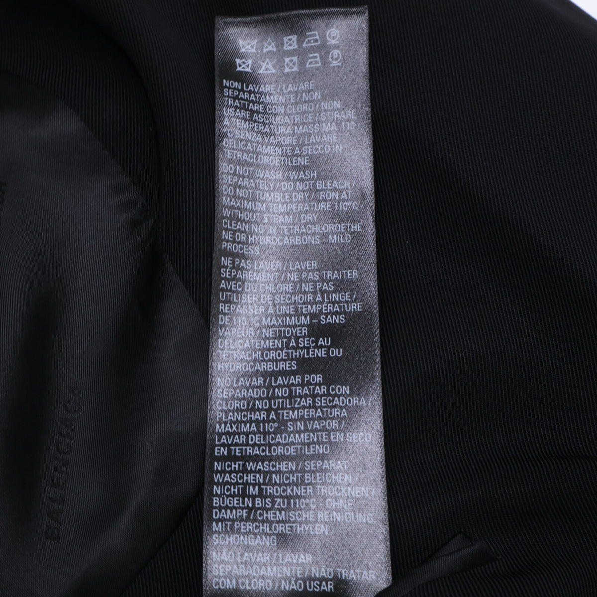 Balenciaga x adidas Oversized Tailored Blazer Black Size XXS
