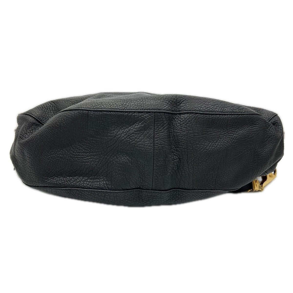 BURBERRY Knight Large Grained Calf Leather Bag Black