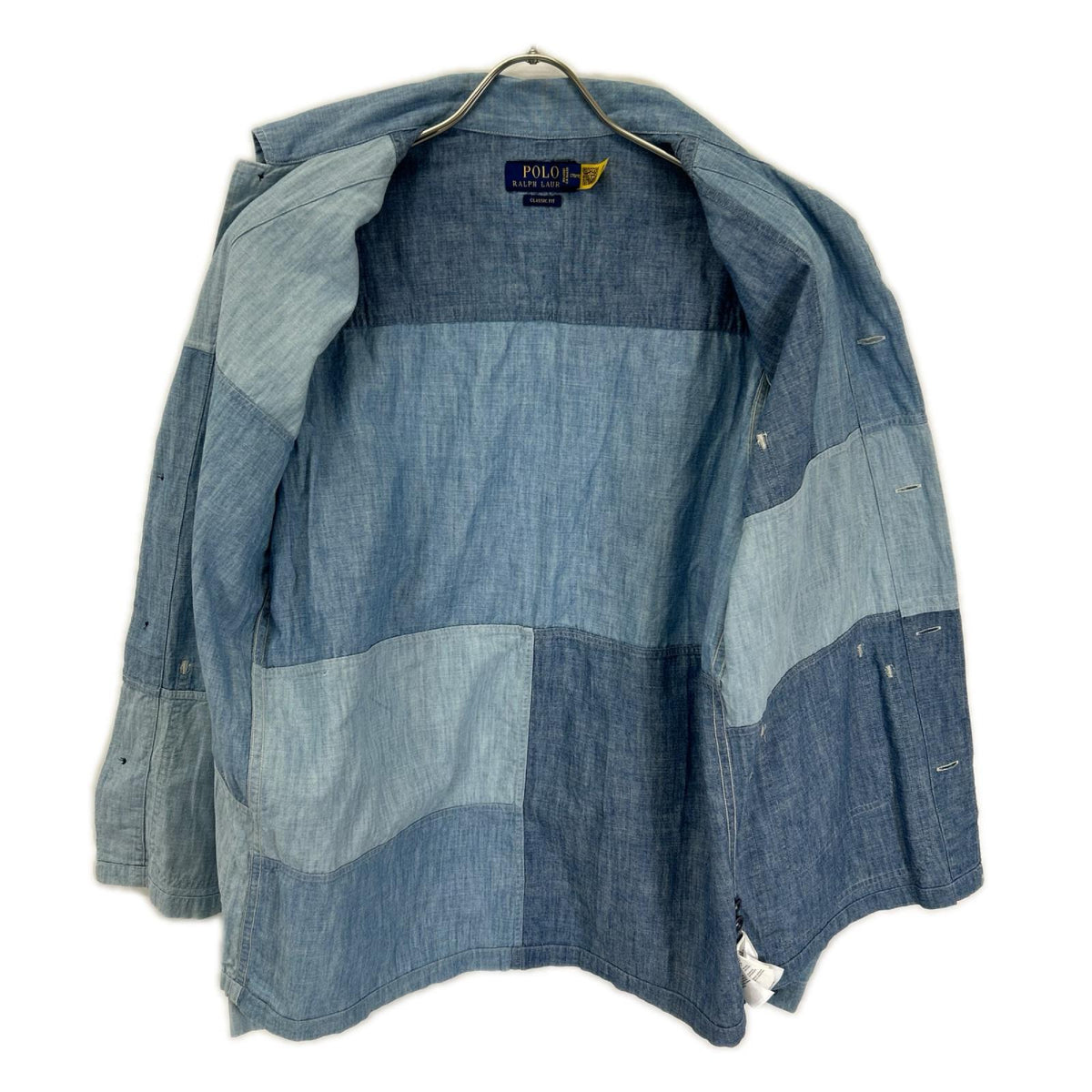 POLObyRalphLauren Patchwork Denim Shirt Blue Polo