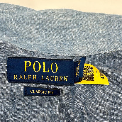 POLObyRalphLauren Patchwork Denim Shirt Blue Polo