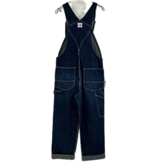 Lee Washed Indigo Denim Loose Fit Overalls Size S