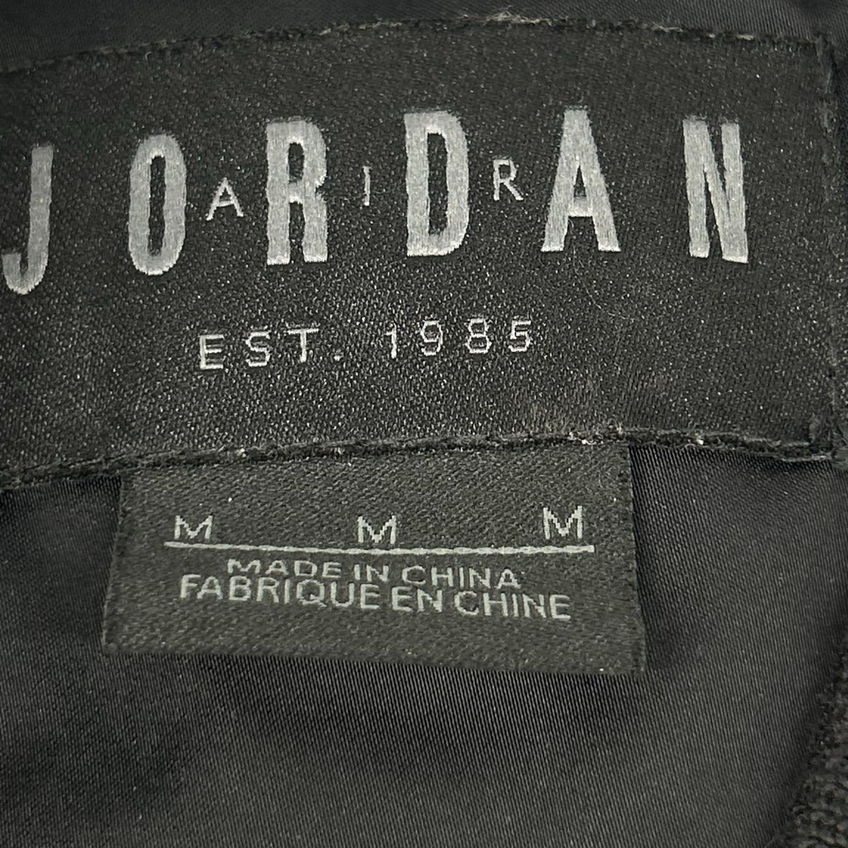 JORDAN Black J-1 Bomber Jacket