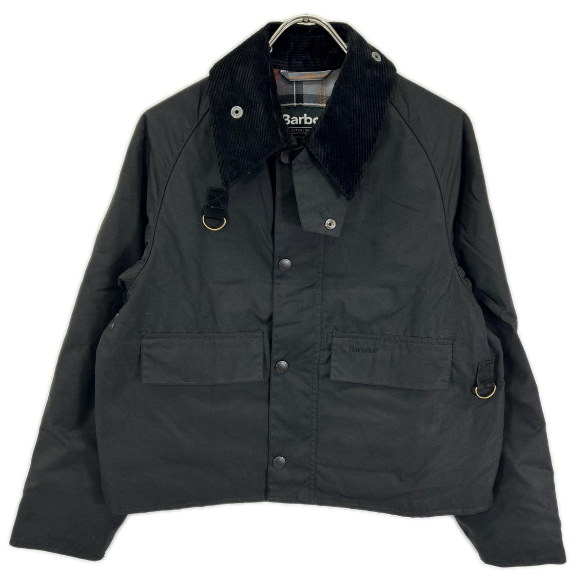 Barbour 252MWX1212 Spey Wax Cotton Oiled Jacket Black Size S