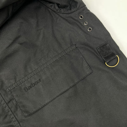 Barbour 252MWX1212 Spey Wax Cotton Oiled Jacket Black Size S