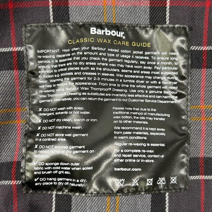 Barbour 252MWX1212 Spey Wax Cotton Oiled Jacket Black Size S
