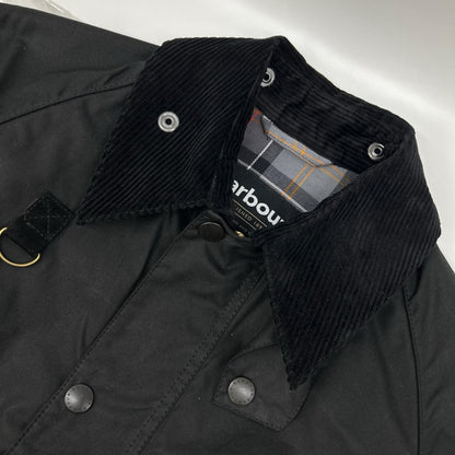 Barbour 252MWX1212 Spey Wax Cotton Oiled Jacket Black Size S