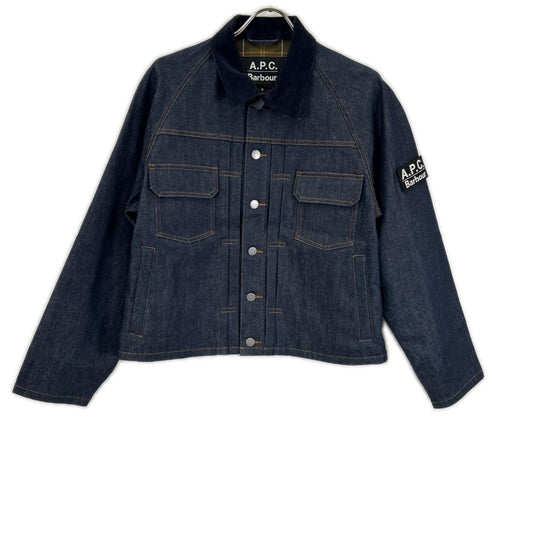 A.P.C Barbour x A.P.C. Indigo Spey Denim Jacket Size S