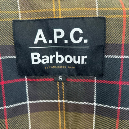 A.P.C Barbour x A.P.C. Indigo Spey Denim Jacket Size S