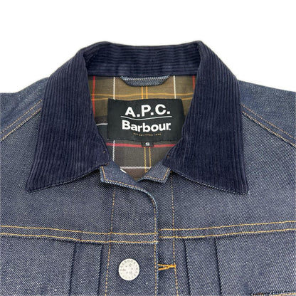 A.P.C Barbour x A.P.C. Indigo Spey Denim Jacket Size S