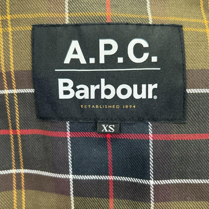 Barbour x A.P.C. SPEY Black Denim Jacket Size XS