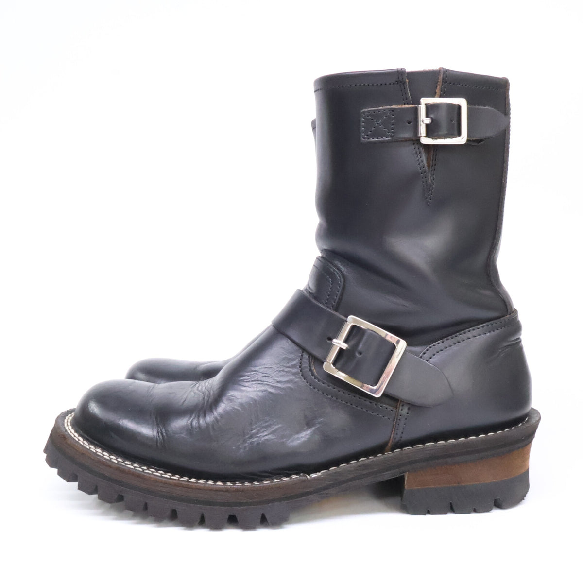 SLOW WEAR LION 8959H Chrome Excel Boots Black Size 7E