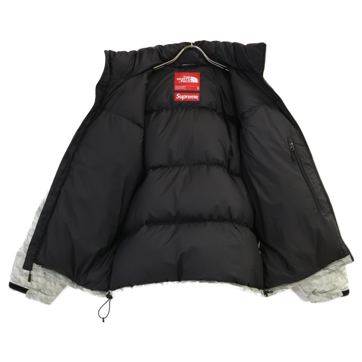 THE NORTH FACE 19AW Supreme Paper Print Jacket Gray Size M
