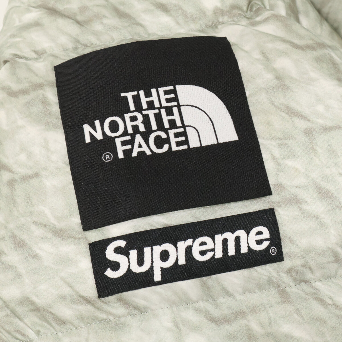 THE NORTH FACE 19AW Supreme Paper Print Jacket Gray Size M
