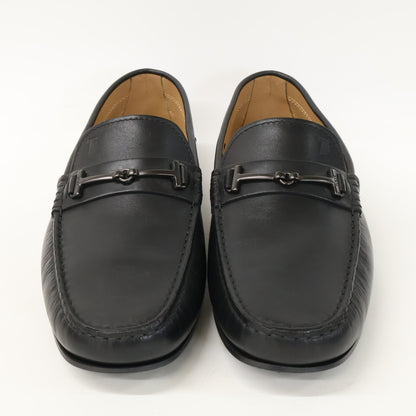 TOD'S Horsebit Driving Shoes Black Sneakers Size 8 1/2