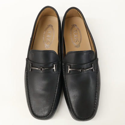 TOD'S Horsebit Driving Shoes Black Sneakers Size 8 1/2