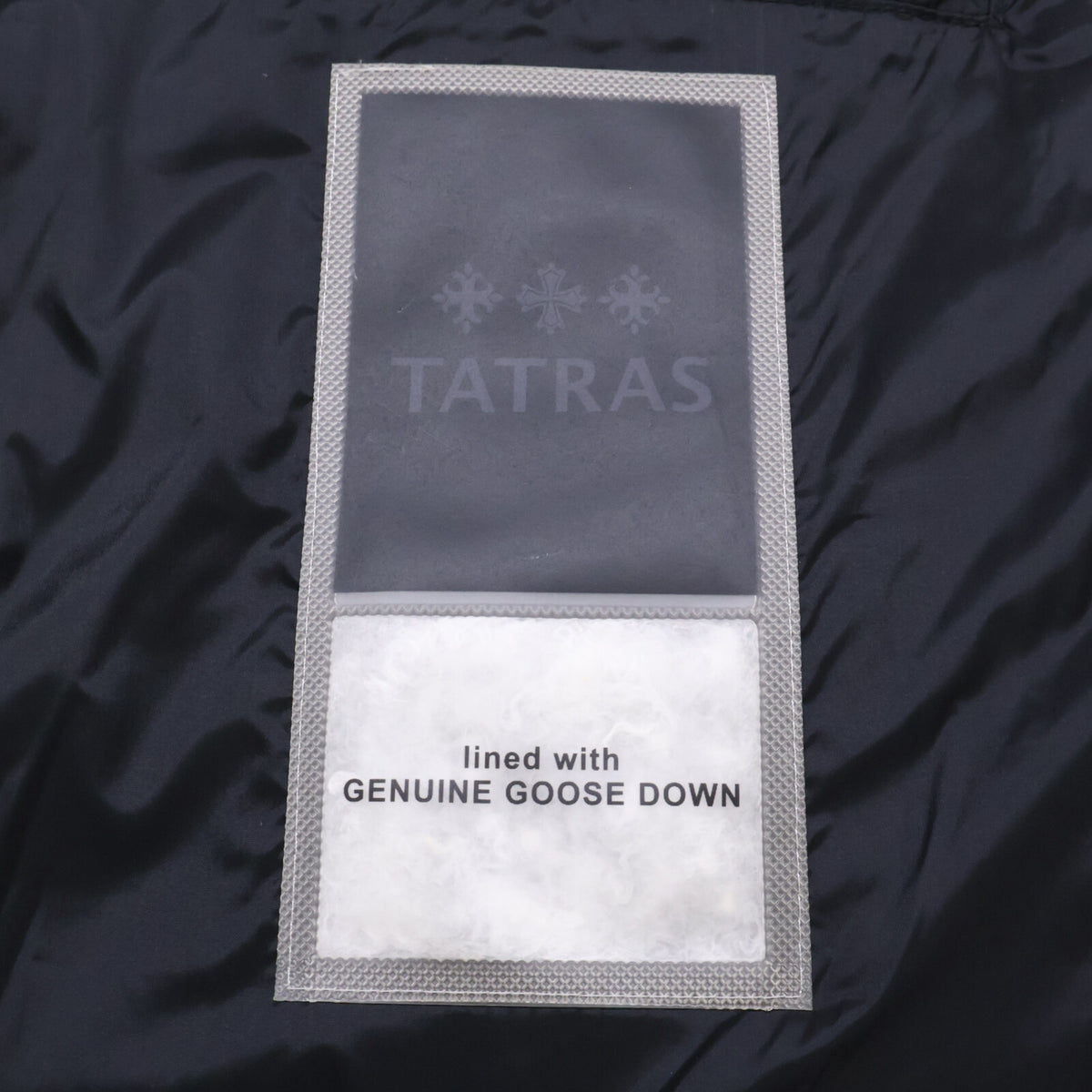 TATRAS ENRI Hooded Nylon Down Jacket Black Size 03