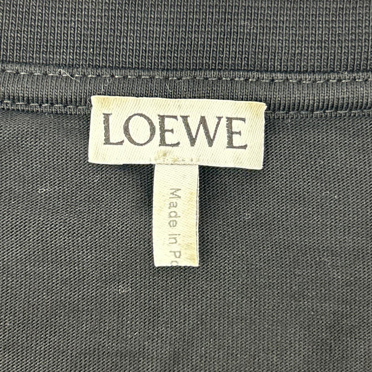 LOEWE Pixel Anagram Embroidery T-Shirt Black Size M