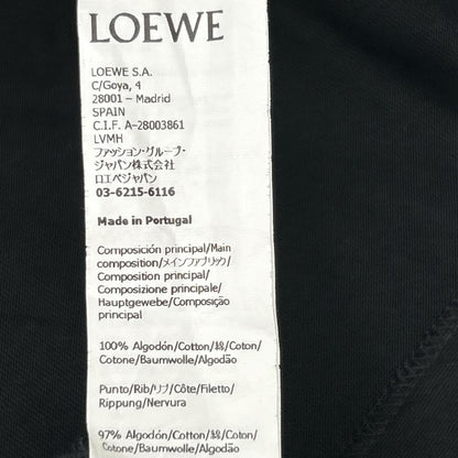 LOEWE Pixel Anagram Embroidery T-Shirt Black Size M