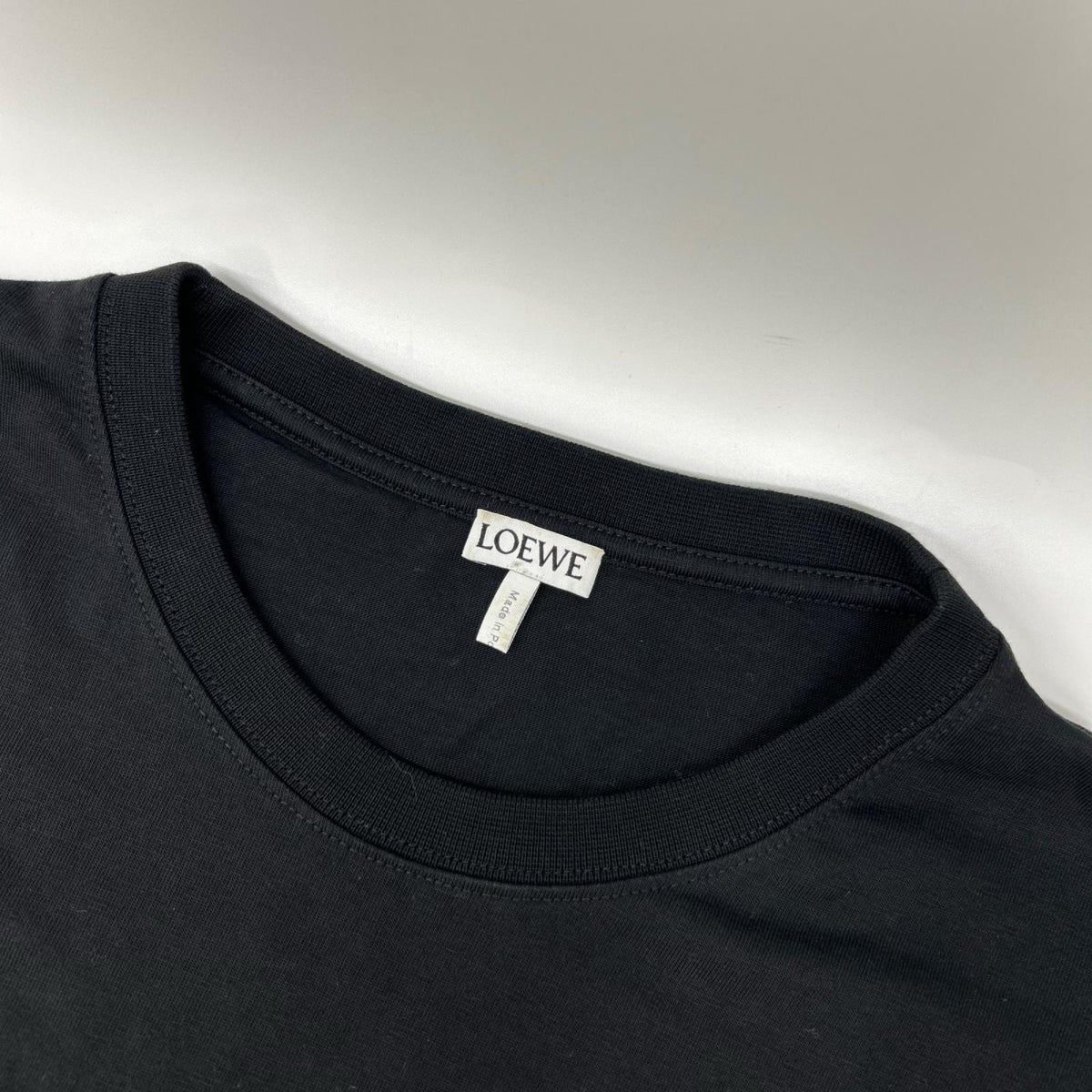 LOEWE Pixel Anagram Embroidery T-Shirt Black Size M
