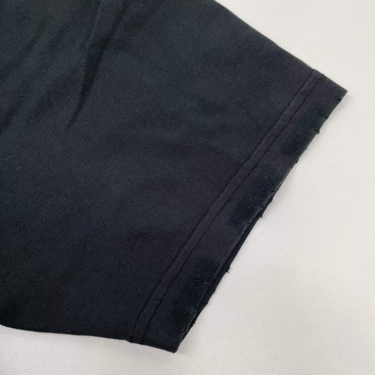 BALENCIAGA 24 TOVA9 Tape Logo T-Shirt Black Size XXS
