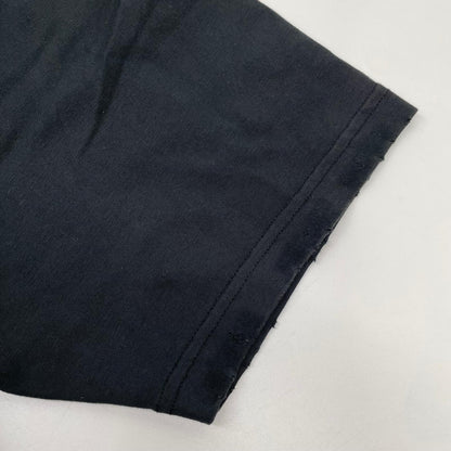 BALENCIAGA 24 TOVA9 Tape Logo T-Shirt Black Size XXS