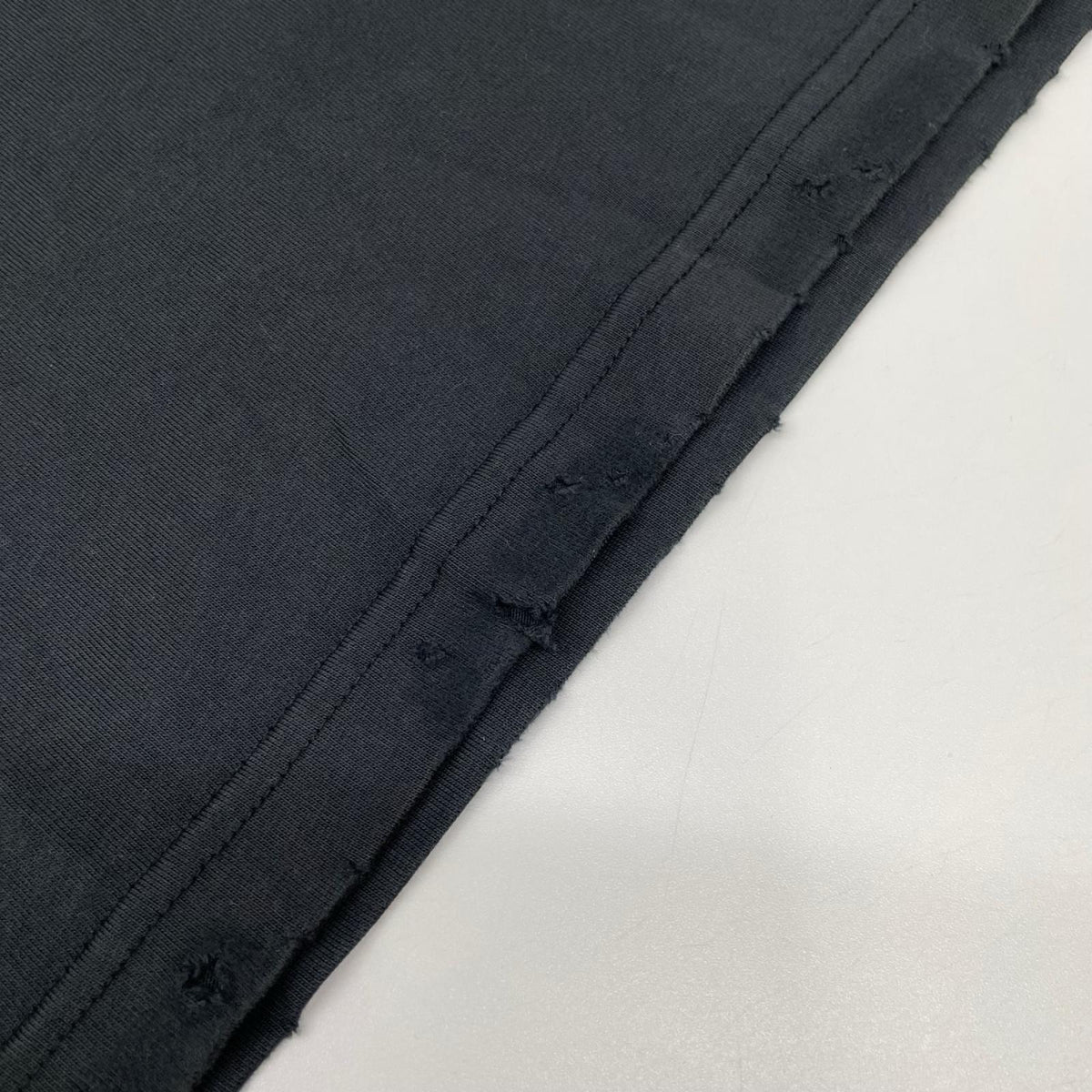 BALENCIAGA 24 TOVA9 Tape Logo T-Shirt Black Size XXS
