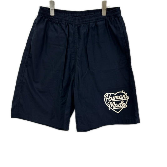 HUMAN MADE Cotton Beach Shorts Navy Size L