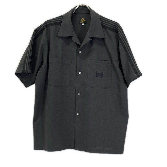 Needles Short Sleeve Open Collar Shirt Black Size L