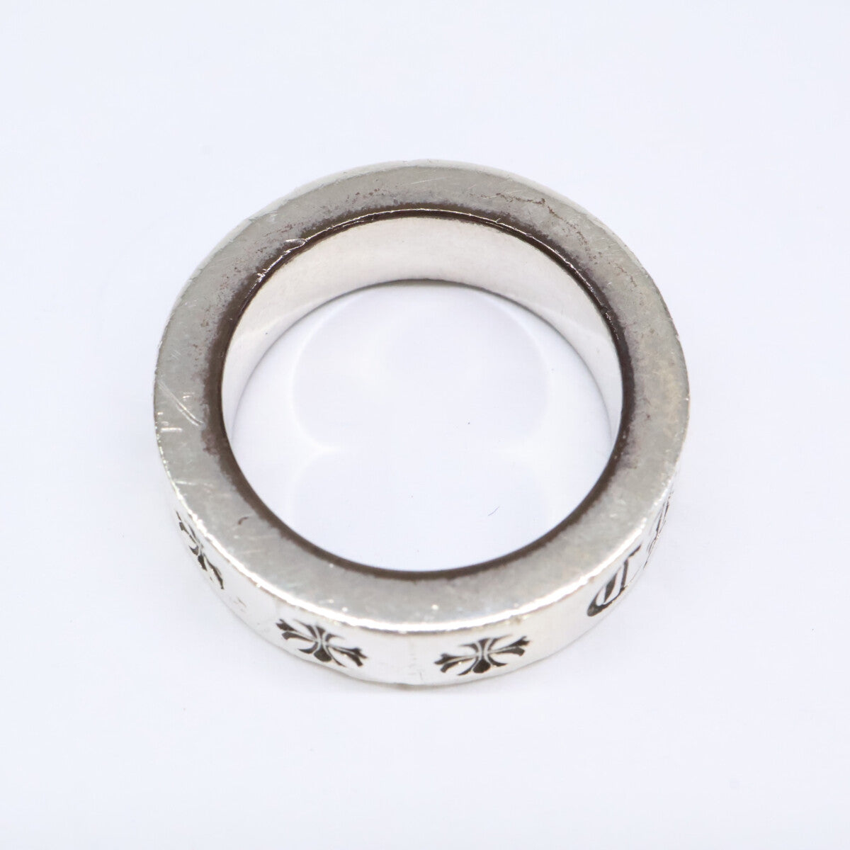Chrome hearts 925 Silver 6mm FOREVER Spacer Ring Size JP 9
