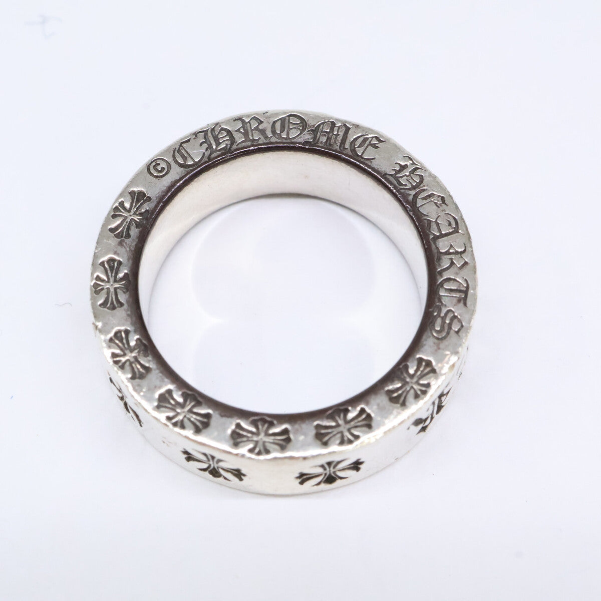 Chrome hearts 925 Silver 6mm FOREVER Spacer Ring Size JP 9