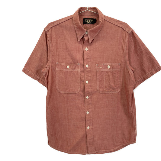 RRL 25SS Selvedge Chambray Work Shirt Red Size S