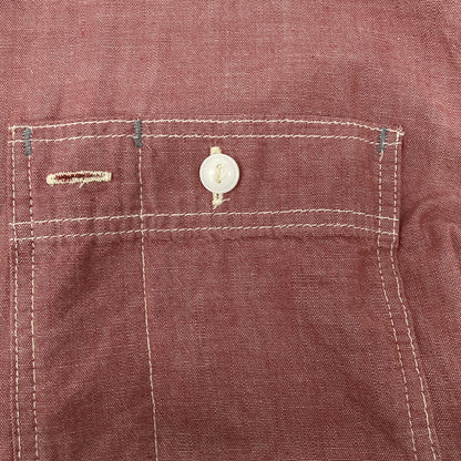 RRL 25SS Selvedge Chambray Work Shirt Red Size S