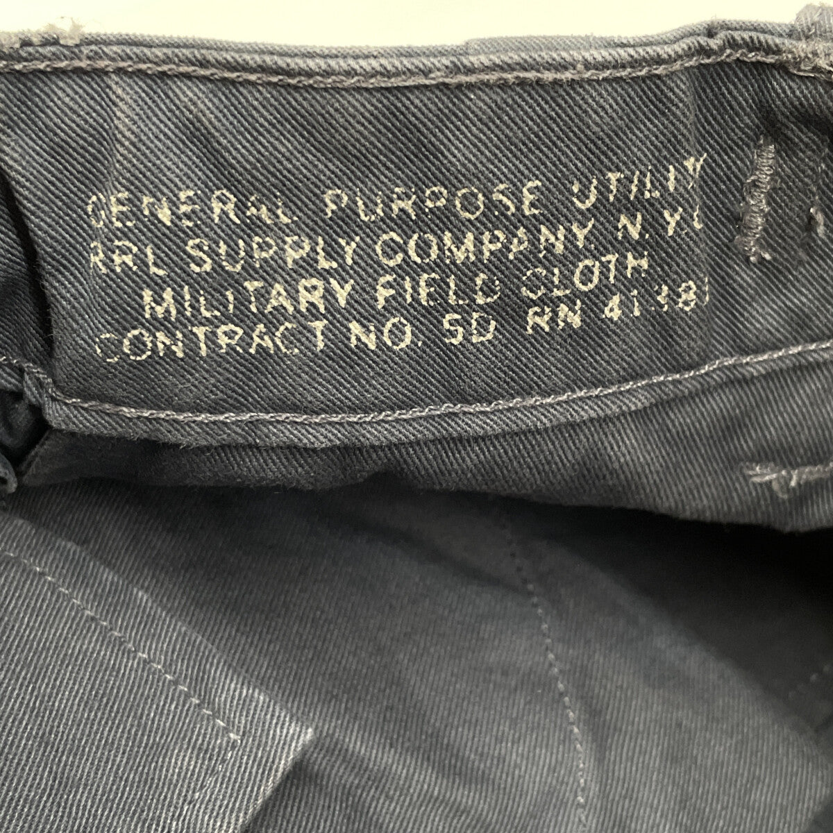 RRL M-51 Indigo Dyed Cargo Shorts Navy Size 30